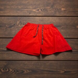 YoungLA 101 YLA2207 Men XXL Red Bodybuilding Gym Training Shorts Drawstring Logo